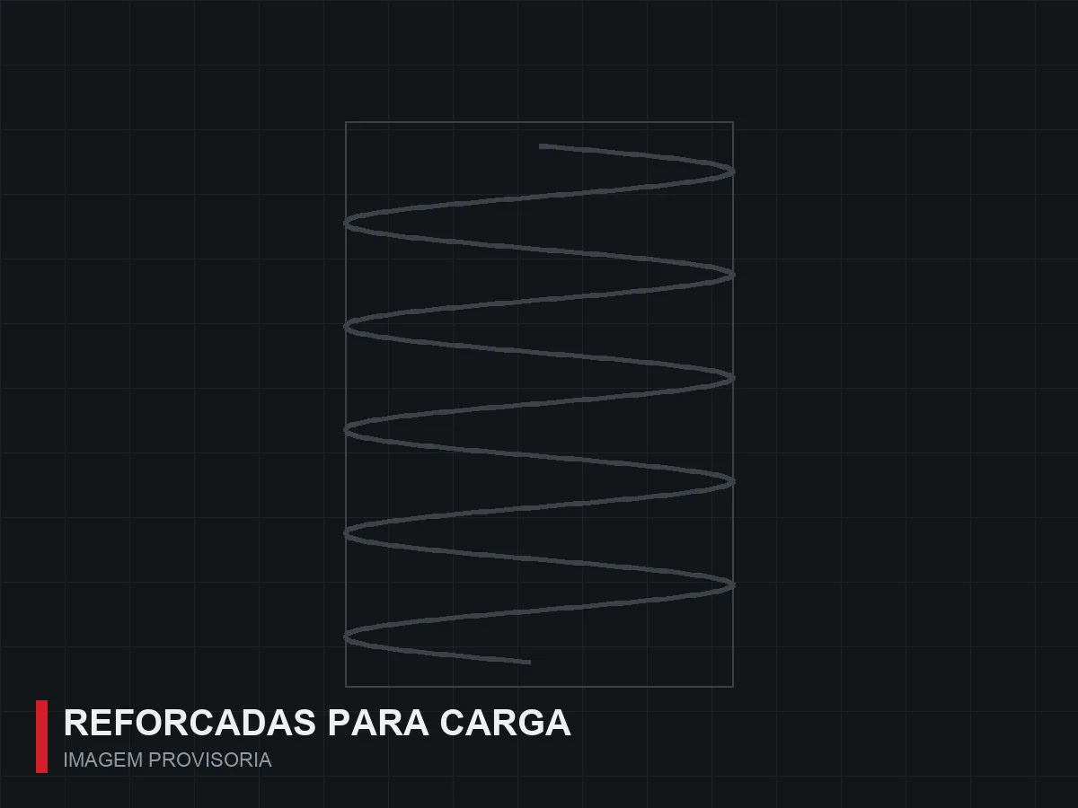 Molas de suspensão reforçadas para carga