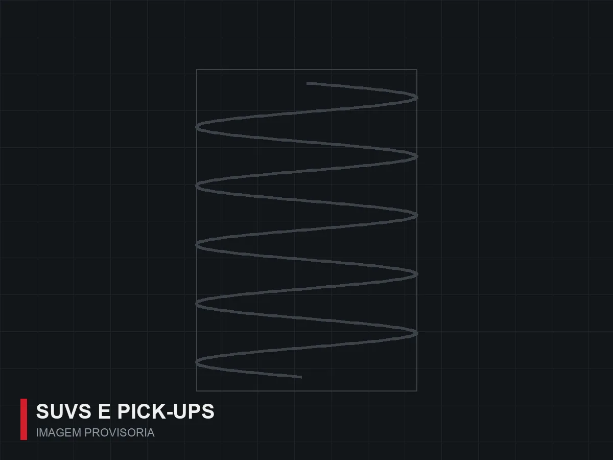 Molas de suspensão para SUVs, utilitários e pick-ups